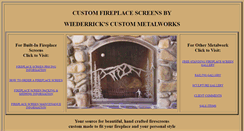 Desktop Screenshot of custom-firescreens.com